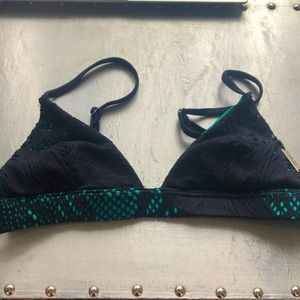 Mara Hoffman Mesh Triangle Bikini Top